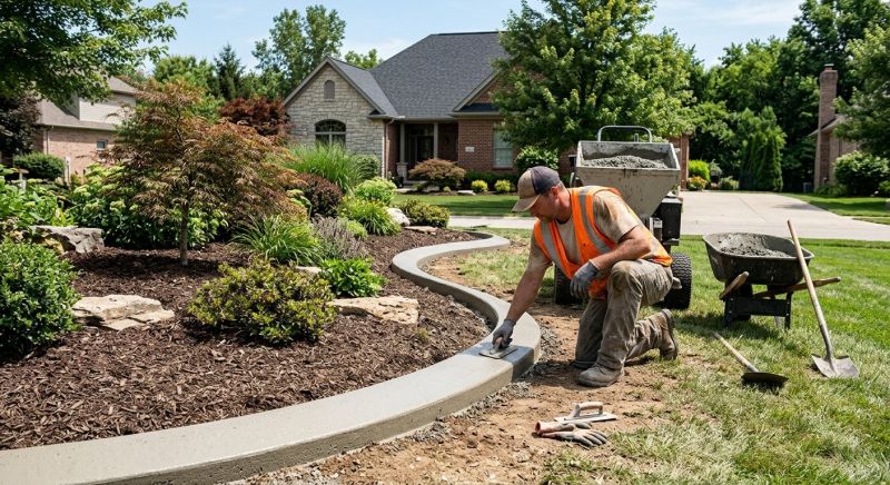 Landscaping Curb Installation